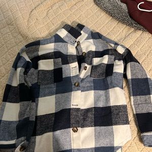 Womens Collared Button Down Blouse Long S
Spring Winter Flannel Shirt Shacket